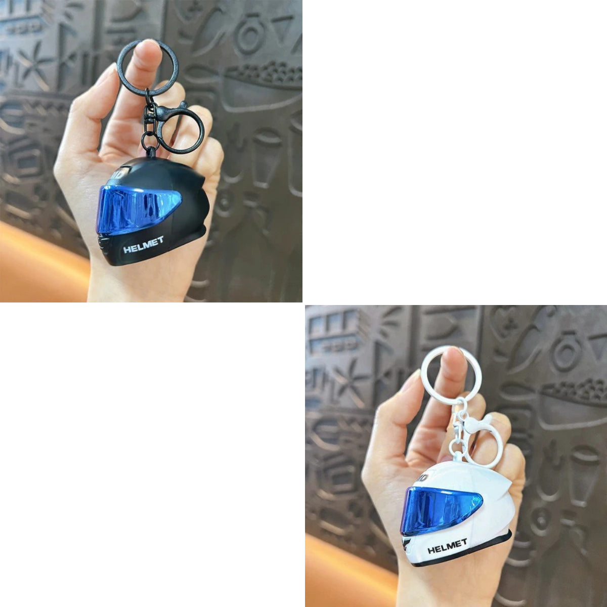 ¡Compra 1 y llévate 1 gratis! 🔥🔥 Divertido llavero con forma de mini casco de motocicleta.