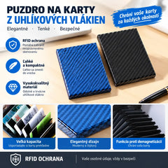 🛡️✨ Kovové puzdro na karty z nehrdzavejúcej ocele s RFID ochranou — tenké, elegantné a bezpečné pre vaše karty.