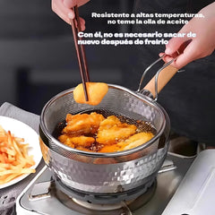 🔥🥳50% DE DESCUENTO🥗🍲Cesta de filtro de malla de acero inoxidable
