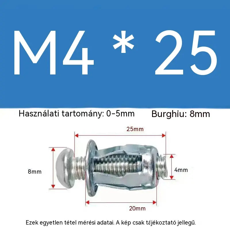 🔥50% KEDVEZMÉNY【100 darabos】M4M5M6 Táguló csavaros sapkás anya Szegecsanya