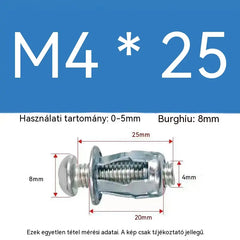🔥50% KEDVEZMÉNY【100 darabos】M4M5M6 Táguló csavaros sapkás anya Szegecsanya