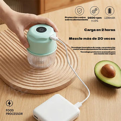 ✨✨Trituradora eléctrica mini inalámbrica de alta eficiencia