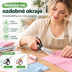 ✂️Profesionálne zúbkované nožnice na šitie, remeslá a každodenné kutilské projekty