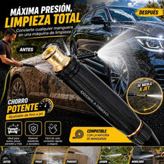 💦 Pistola de Agua a Presión Potente para Coche y Jardín | Limpieza Fácil y Rápida 🚗🌿
