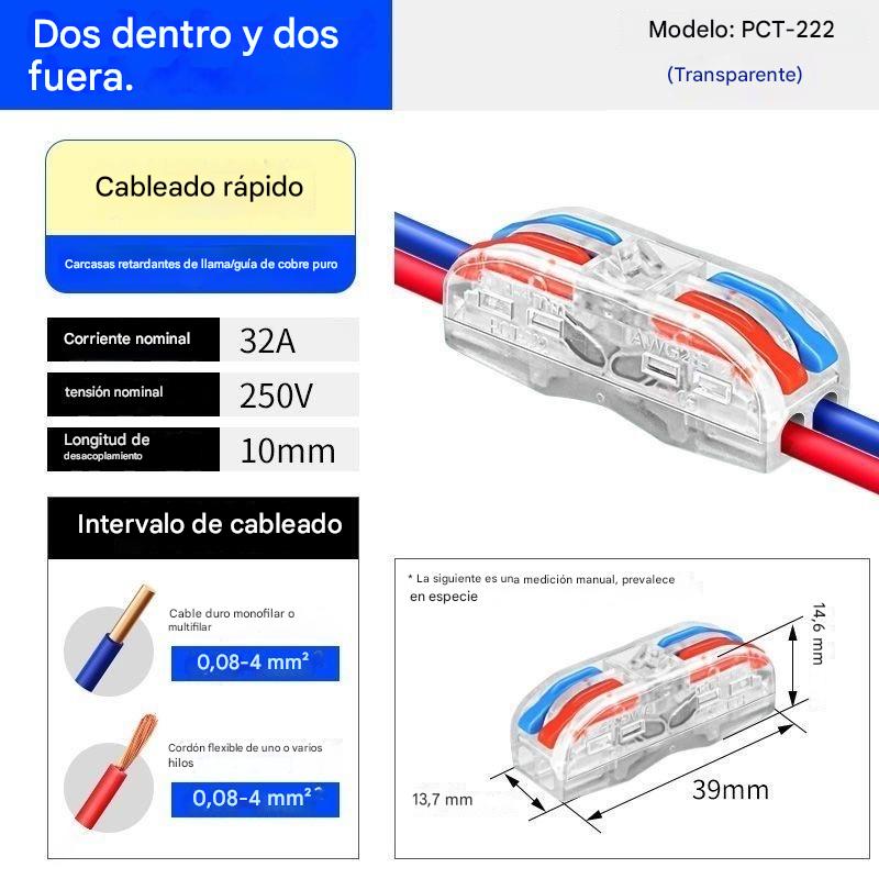 【 30 piezas】Conector de cable eléctrico multifuncional