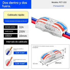【 30 piezas】Conector de cable eléctrico multifuncional