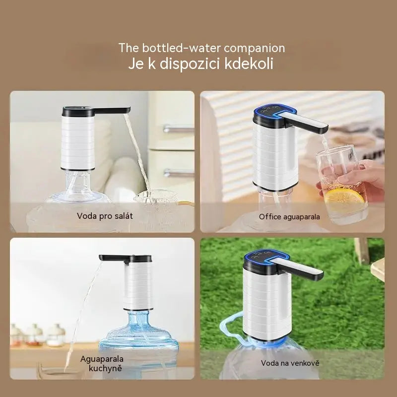🥳50% sleva🔥🚰Skládací dávkovač vody s čisticím čerpadlem