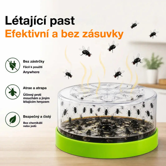Opakovaně použitelná past na muchy – nevyžaduje elektřinu a snadno se používá 🏡