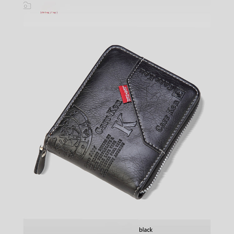 👝 ¡Cartera para Hombre con Cremallera: Elegante, Compacta y con Gran Capacidad!