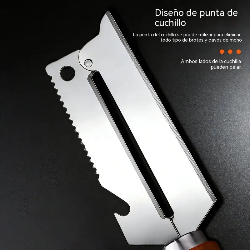 🥳50% de descuento🔥【2 artículos por 22 euros】Pelador multifuncional de acero inoxidable