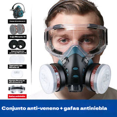 🔥🔥Mascarilla facial industrial con carbón activado, protege contra el polvo, los humos y la pintura tóxica.