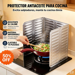 🥳50% DE DESCUENTO🍲【Paquete de 5 piezas】 Funda protectora contra salpicaduras de aceite de cocina