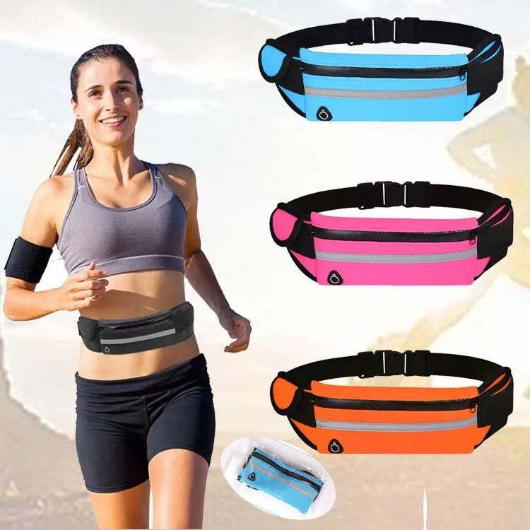 🎒 Riñonera Deportiva Impermeable con Porta Botella – Ligera, Cómoda y Perfecta para Outdoor