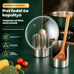 ⏰🔥 50% kedvezmény korlátozott ideig! 🥄 Multifunkcionális konyhai eszközrendszerező: tarts mindent rendszerezetten és könnyen elérhető helyen ✨🏠