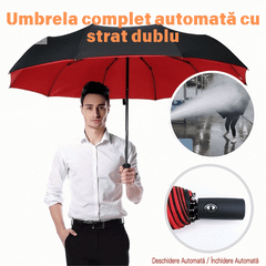 ☔ Paraguas Totalmente Automático de Nueva Generación – ¡Apertura y Cierre con un Solo Botón!