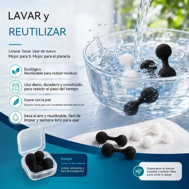 👃10 unidades + 1 estuche✨ Mini Filtros Nasales Reutilizables — ¡Una Forma Discreta de Reducir el Polvo sin Llevar Mascarilla!