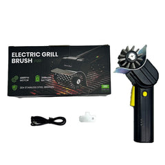 🔋🧹Cepillo eléctrico inalámbrico para limpieza de barbacoas – batería de litio, multifuncional y fácil de usar