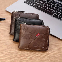 👝 ¡Cartera para Hombre con Cremallera: Elegante, Compacta y con Gran Capacidad!
