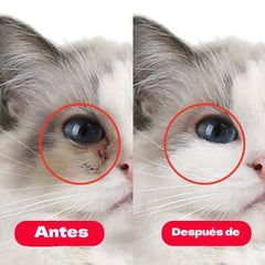 🐱🐶 Limpiador ocular y gotas para los ojos de mascotas: fórmula suave con pH equilibrado, segura para perros y gatos. 🌿💧