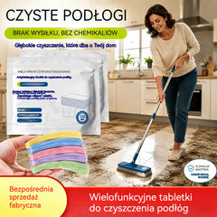 🧹✨ 240 wielofunkcyjnych antybakteryjnych i dezodorujących tabletek czyszczących | Nadaje się do podłóg z twardego drewna, podłóg laminowanych, płytek i ścian pojazdów kempingowych