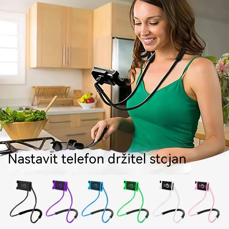 Multifunkční univerzální popruh na krk pro mobilní telefony.