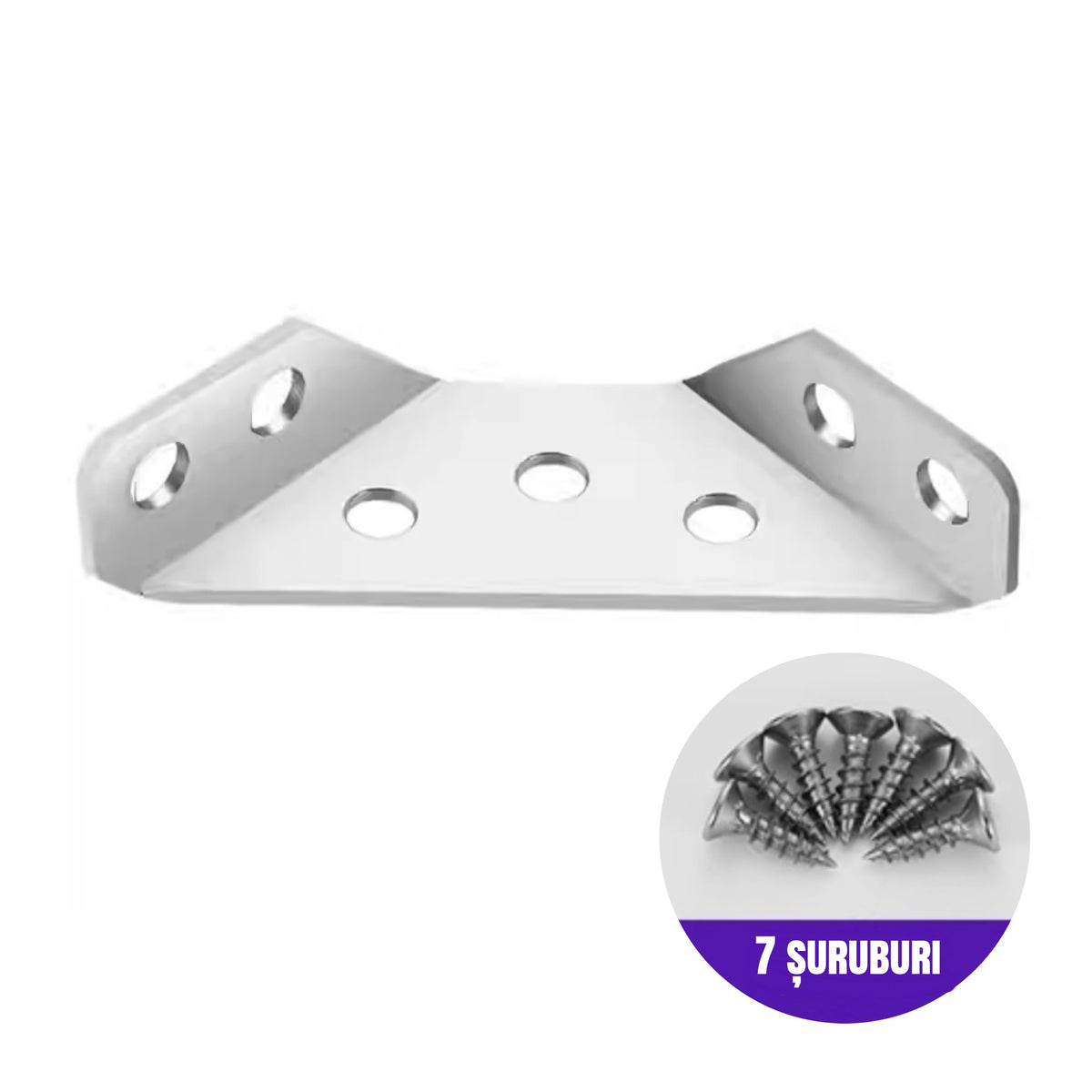 【10 soportes + 70 tornillos】 Escuadra Reforzada de Acero Inoxidable 90° – Soporte Multifunción para Reparar y Reforzar Muebles 🛠️
