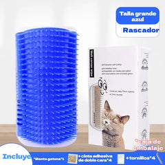 🐱🌿 Rascador para gatos: permite que tu gato se limpie solo en casa, dejando su pelaje suave y reduciendo las bolas de pelo ✨🧶