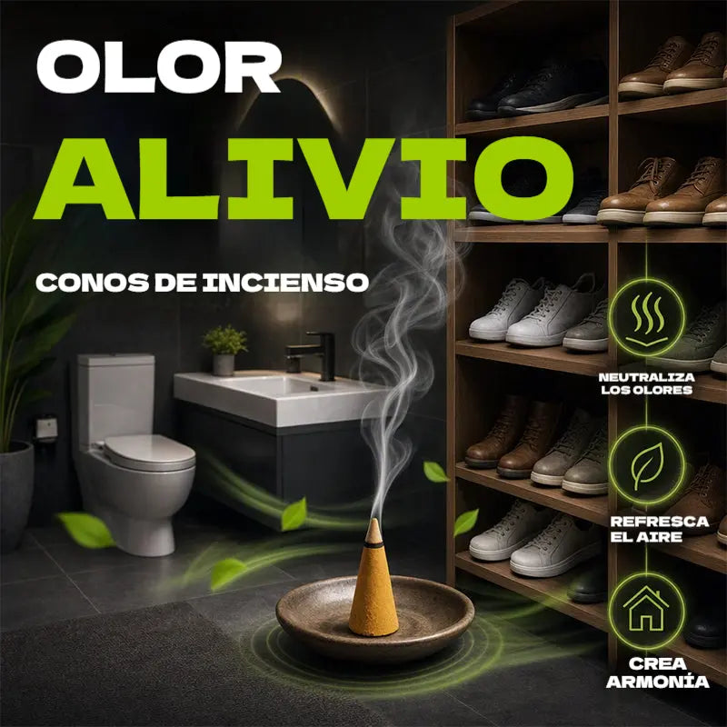 🥳Producto estrella de 2026🥳💞¡Más de 50.000 unidades vendidas! 🌧️🕯️ ¡A mitad de precio! Cono eliminador de olores para el hogar: ideal para baños, armarios o porches. ¡Refresca al instante! 💚✨