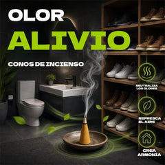 🥳Producto estrella de 2026🥳💞¡Más de 50.000 unidades vendidas! 🌧️🕯️ ¡A mitad de precio! Cono eliminador de olores para el hogar: ideal para baños, armarios o porches. ¡Refresca al instante! 💚✨