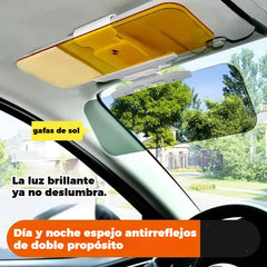 🔥【1 piezas 23 euros】🔥🚗 Parasol para coche, espejo retrovisor para coche de día y de noche con protección anti-luces altas