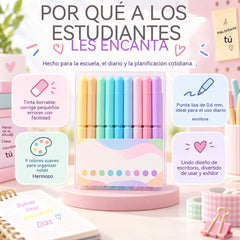 🖊️ ¡50% de descuento! Bolígrafos de tinta borrable: 9 colores vibrantes, escritura fluida, diseño retráctil. Incluye una caja de almacenamiento, ¡ideal para tomar notas y escribir en un diario! ✨🌈