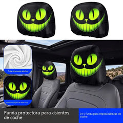 4 piezas 26 €- Funda de cojín para asiento de coche con expresión divertida