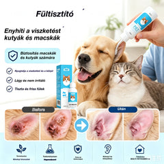 🐶2 tétel 8300  Ft.🐱 Fültisztító kutyák és macskák fülviszketésének enyhítésére.