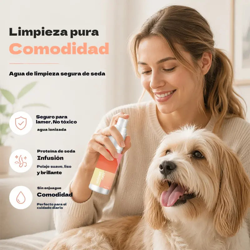 🐾 Spray limpiador suave para mascotas