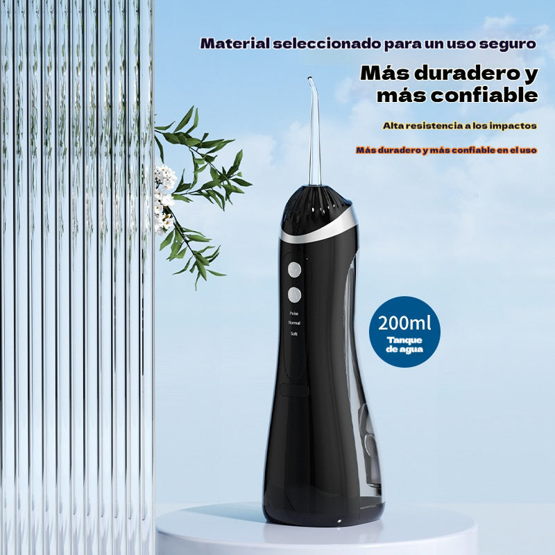 ✨🦷 Irrigador bucal portátil | Elimina la placa y los restos de comida que el cepillo de dientes no puede alcanzar, limpiando profundamente las encías💞