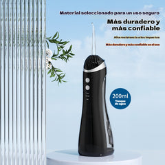 ✨🦷 Irrigador bucal portátil | Elimina la placa y los restos de comida que el cepillo de dientes no puede alcanzar, limpiando profundamente las encías💞