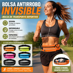 🎒 Riñonera Deportiva Impermeable con Porta Botella – Ligera, Cómoda y Perfecta para Outdoor
