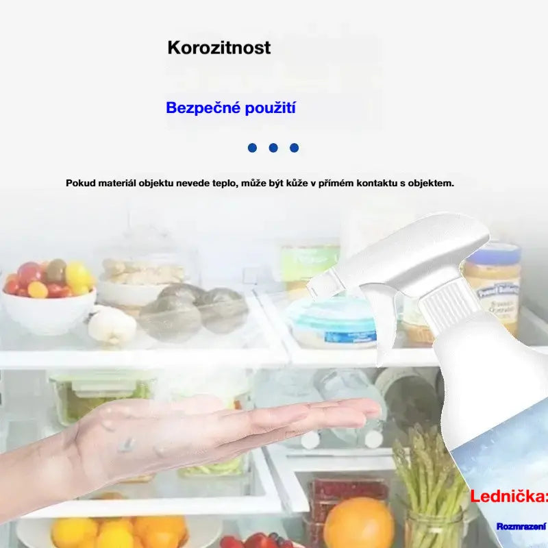 🔥Poslední den akce SLEVA 49 % - 🧊Rozmrazovací sprej do lednice s mrazákem