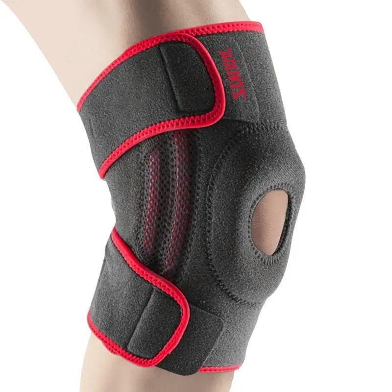 🦵🚶Rodillera deportiva, rodillera con soporte de resorte para montañismo y ciclismo.