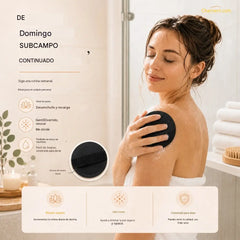 🔥【Paquete de 4（Solo 20 euros）】Alfombrilla de ducha exfoliante 🧖‍♀️: exfolia suavemente, desobstruye los poros y revela una piel más luminosa. Material de goma duradero, fácil de enjuagar. ✨🛀
