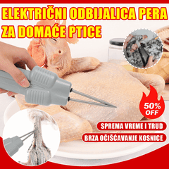 Brzo električno skidanje dlaka od peradi