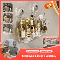 🍽️🧺🔥Speciální nabídka🔥Stojan s přísavkou bez vrtání, nástěnný odkapávač na nádobí do kuchyně a koupelny