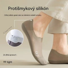 🧦6 párov🧦 Pánske ponožky typu „neviditeľné“: vzdušné, protišmykové a ideálne na leto!