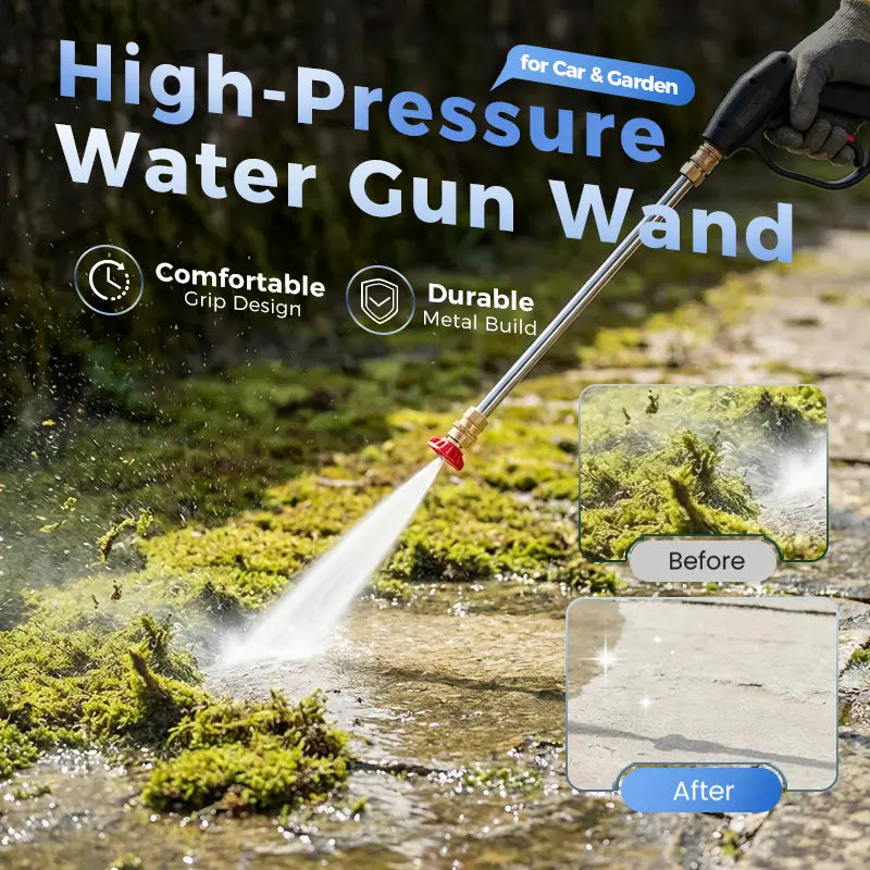 🚗 Pistola de Agua a Alta Presión para Limpieza Fácil del Coche y Jardín 💦