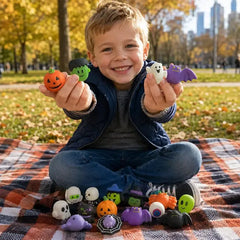 50 piezas 29 euro🎃Juguetes antiestrés con forma de empanadilla con temática de Halloween, adorables empanadillas con forma de fantasma de calabaza para aliviar el estrés.