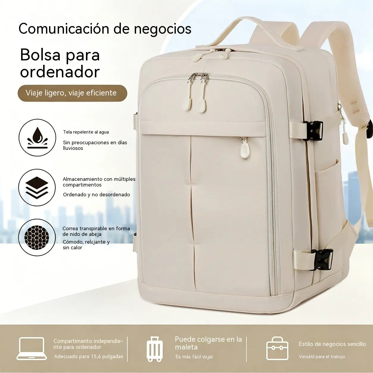 Bolsa de Mano Compacta y Resistente para Tus Escapadas ✈️