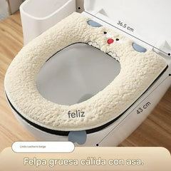 🔥🚽🔥50%OFF🔥🎁Fundas de asiento de inodoro cálidas para el invierno con forro polar