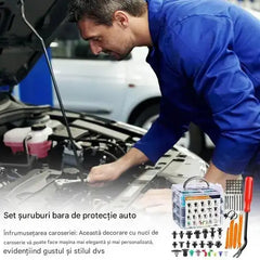 🚗🔧 Kit de 680 Piezas para Coche + Herramientas, Clips, Tornillos y Bridas de Nailon para Parachoques y Guardabarros, ¡Todo en Uno y Súper Completo!