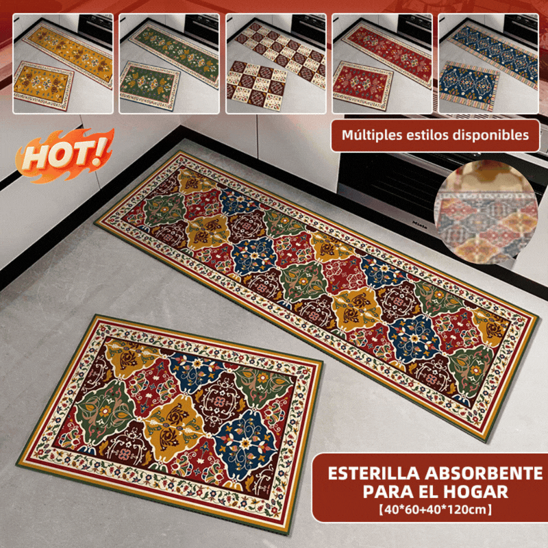 ¡Compra 1 y Llévate 1 Gratis! 🔥40*60+40*120cm🔥Alfombrilla Súper Absorbente Antideslizante — ¡Suelo Seco en Segundos!