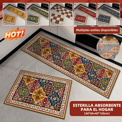 ¡Compra 1 y Llévate 1 Gratis! 🔥40*60+40*120cm🔥Alfombrilla Súper Absorbente Antideslizante — ¡Suelo Seco en Segundos!